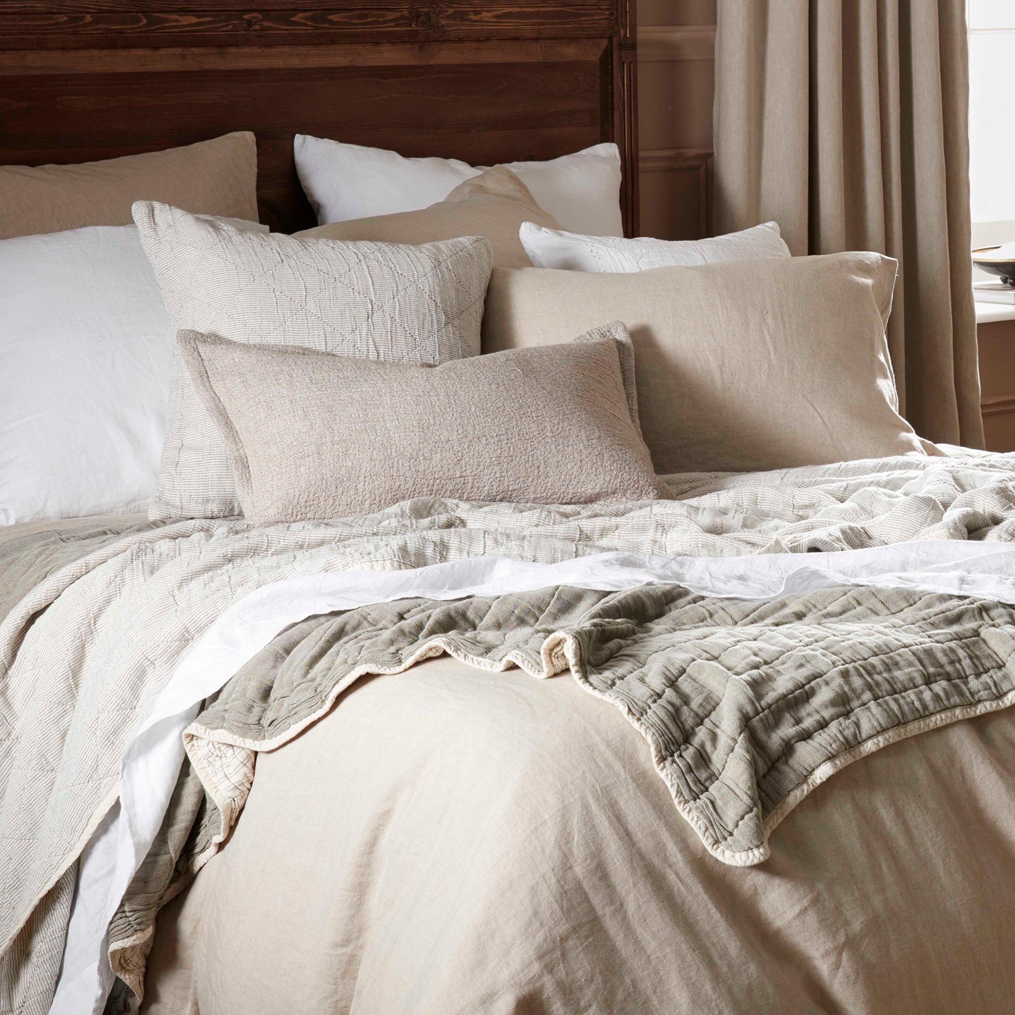 Natural 100% Linen Housewife Pillowcase