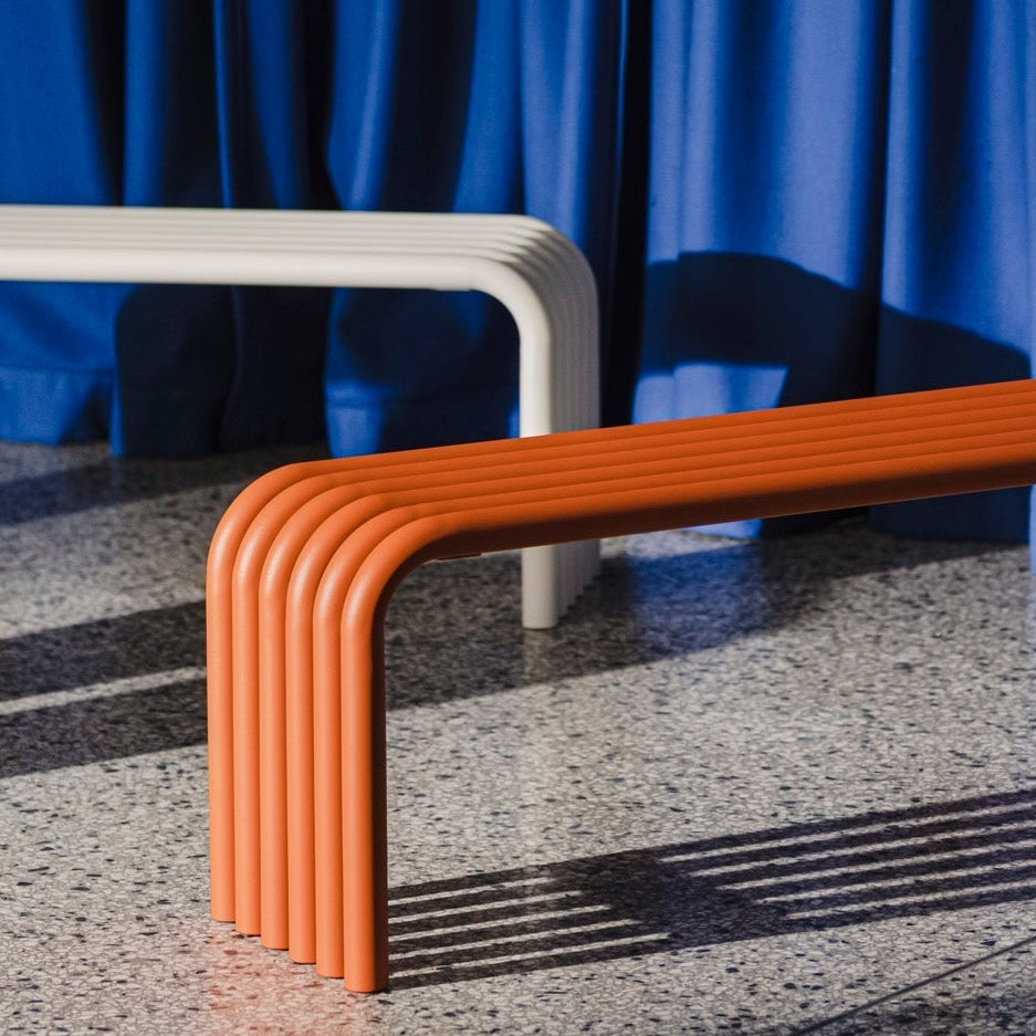 Nokk Steel Bench | Beige