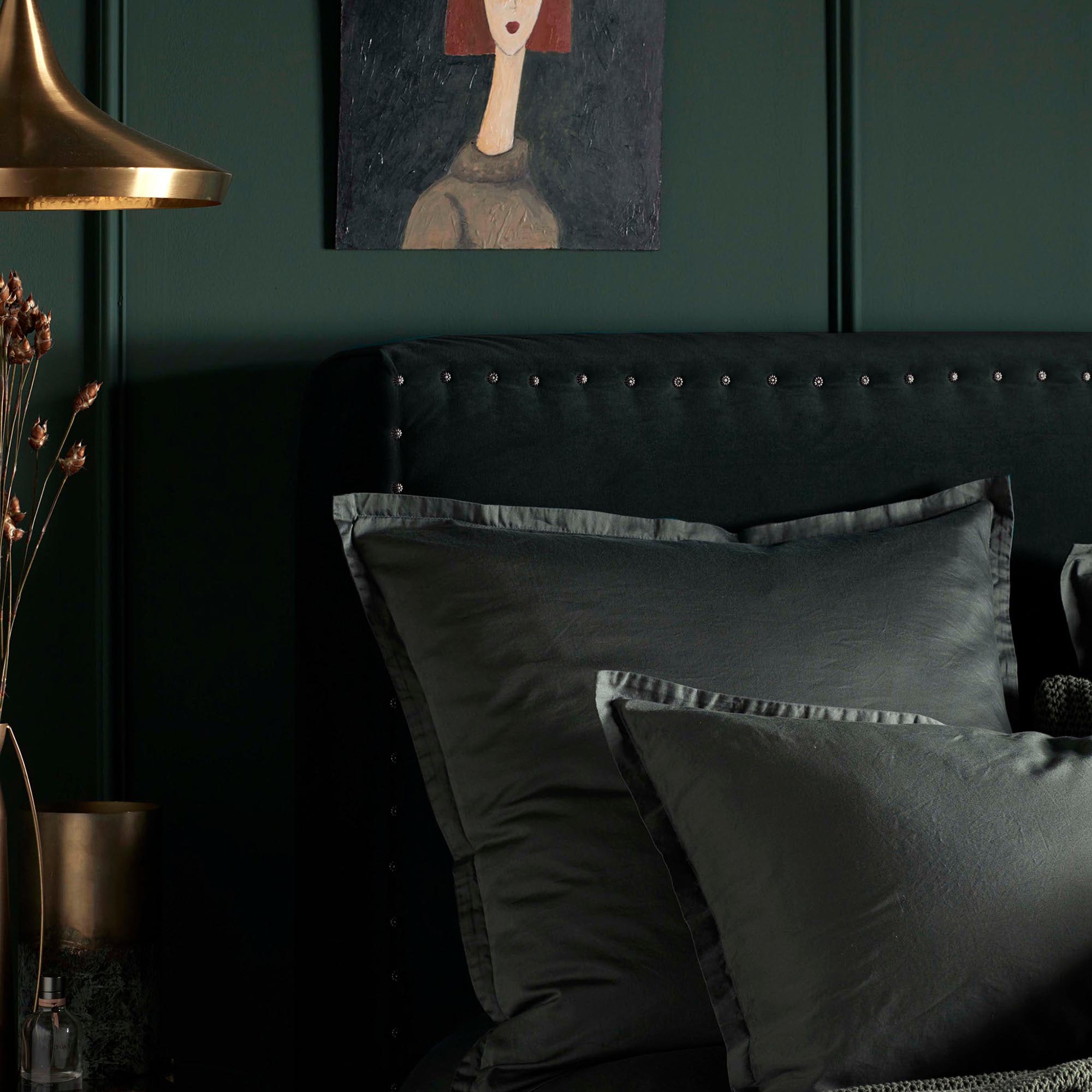 Olive Green Super Soft 100% Cotton Oxford Pillowcase