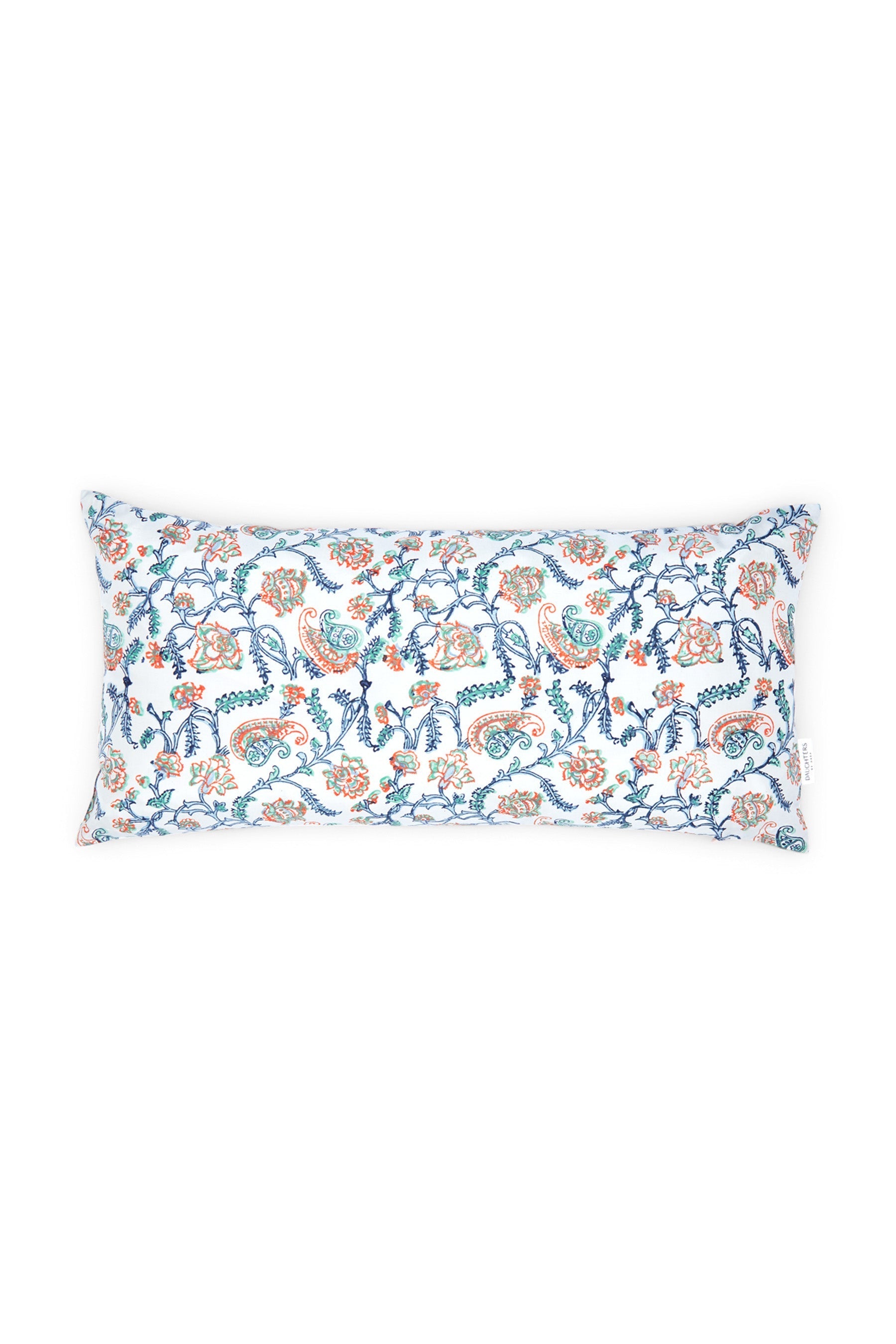 Osha Silk Reversible Bolster Cushion