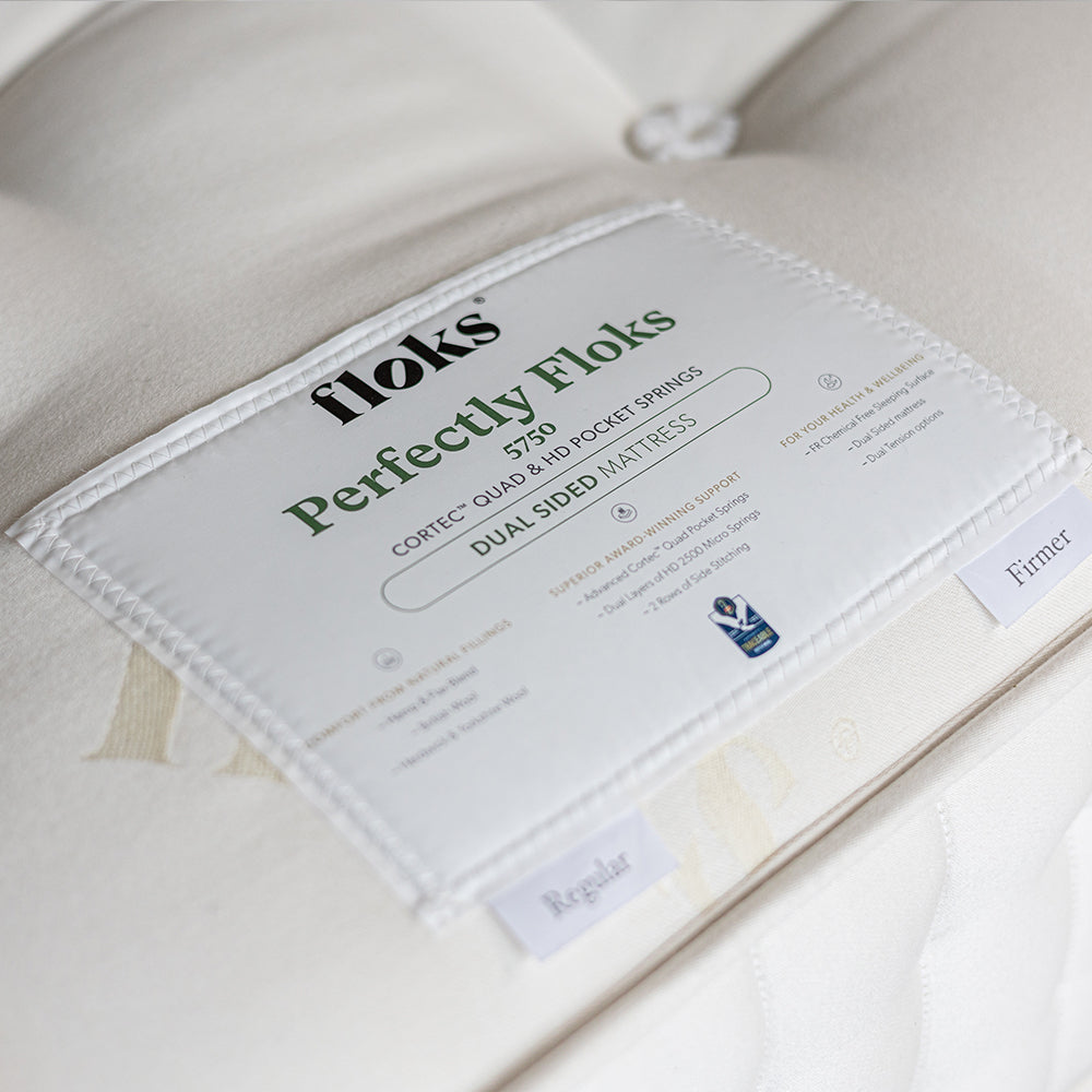 Perfectly Floks 5750 Single Tension Wool Mattress