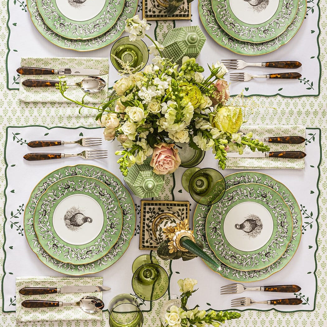Pheasant Fancy Dessert Plates | Set of 4