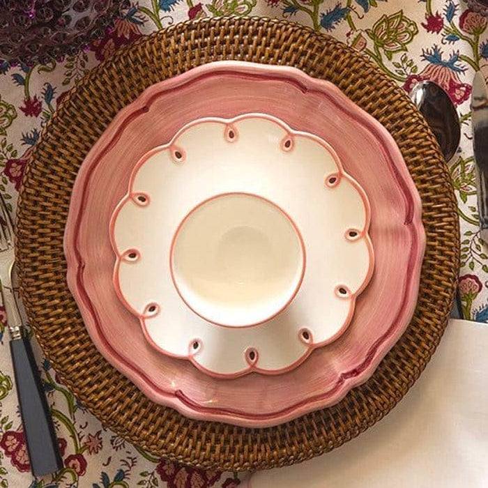 Pretty In Pink Scalloped Nibbles Bowl | Set of 4