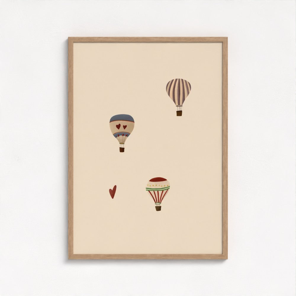 Three Balloons Art Print