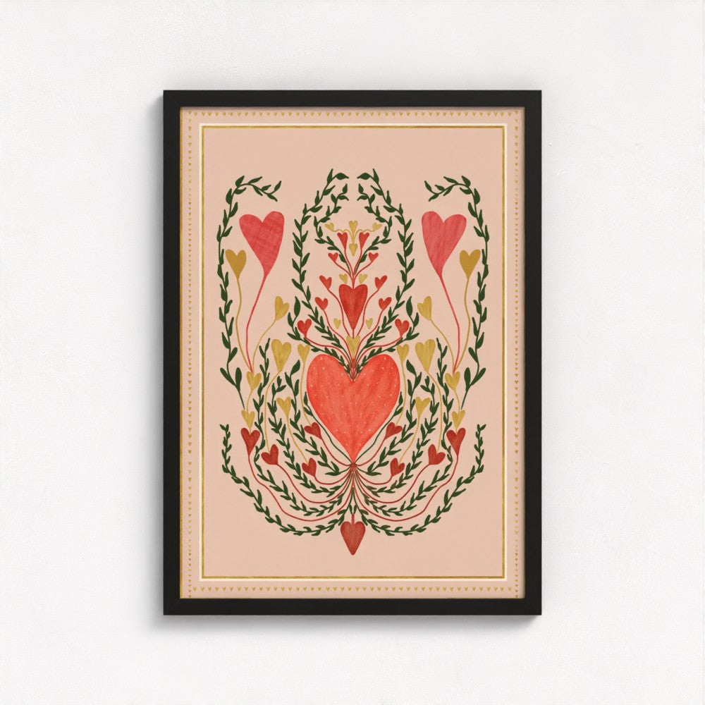 Love in Pink Art Print