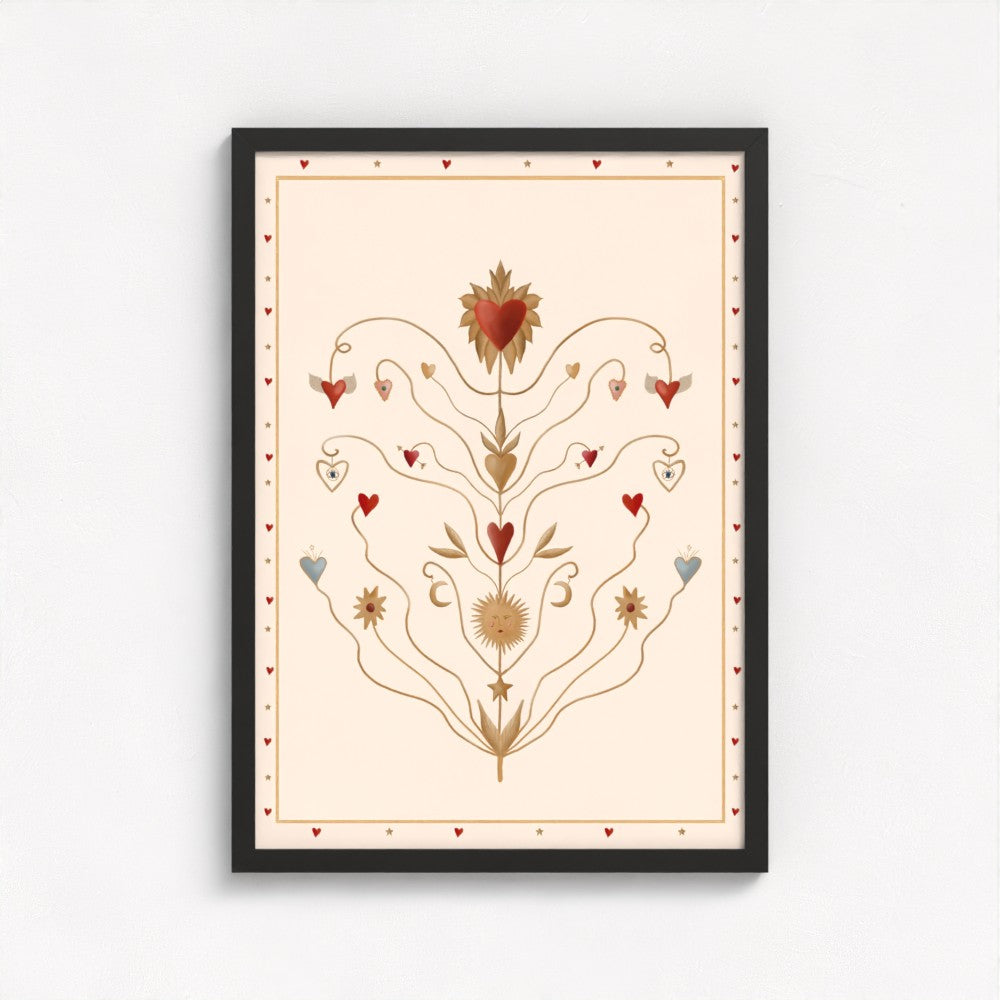 Tree of Love Art Print