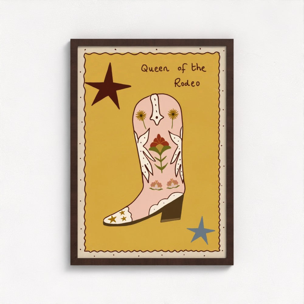 Boots are made for walking Art Print