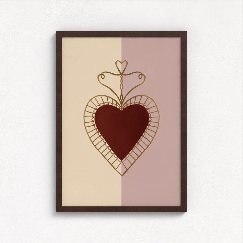 Love Heart Art Print