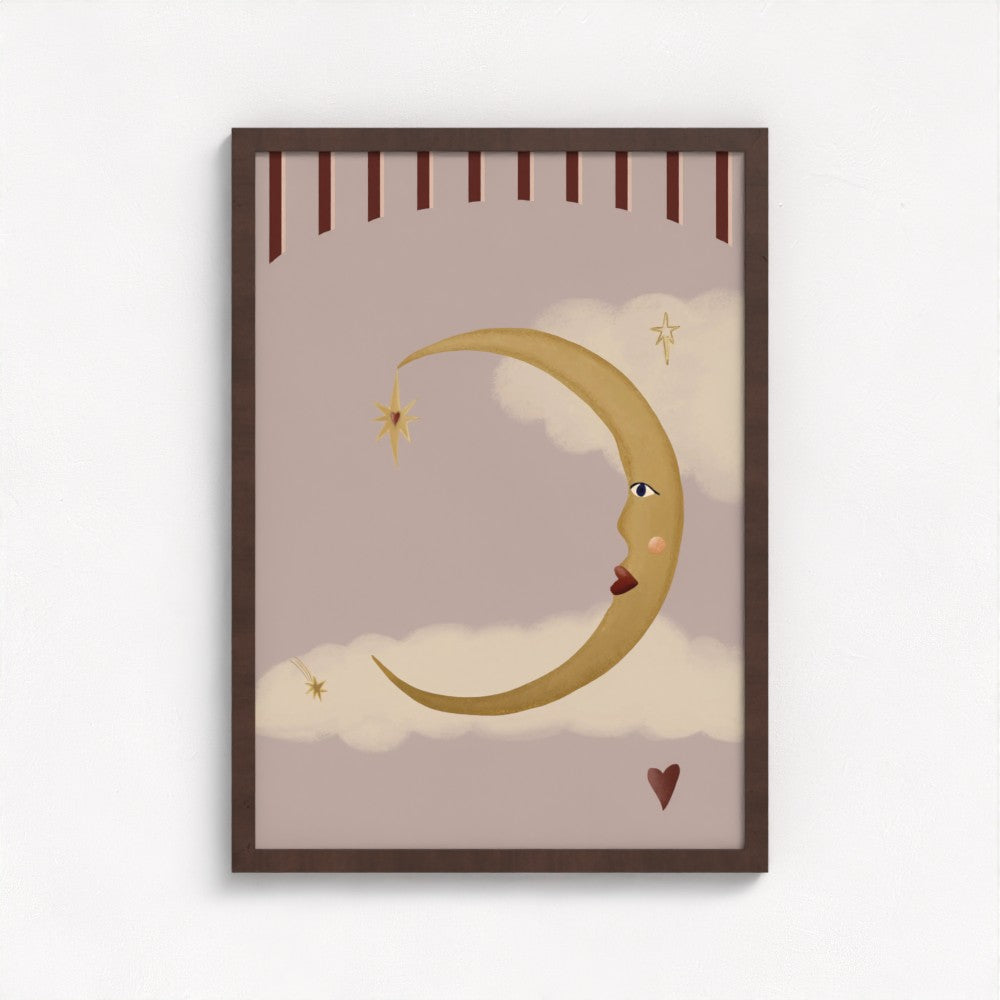 La Lune d'Amour Art Print
