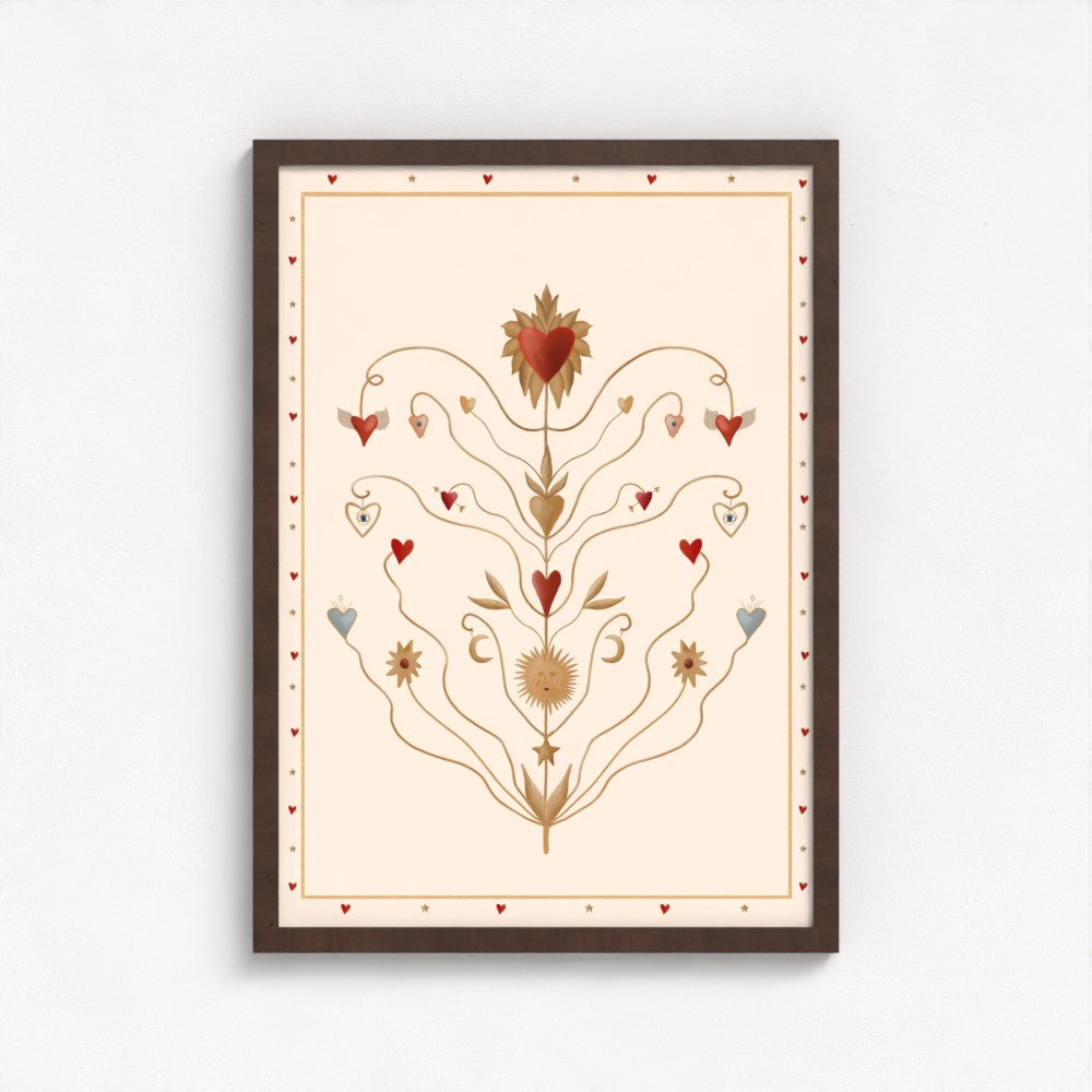 Tree of Love Art Print