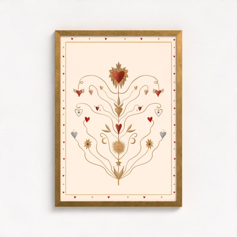 Tree of Love Art Print