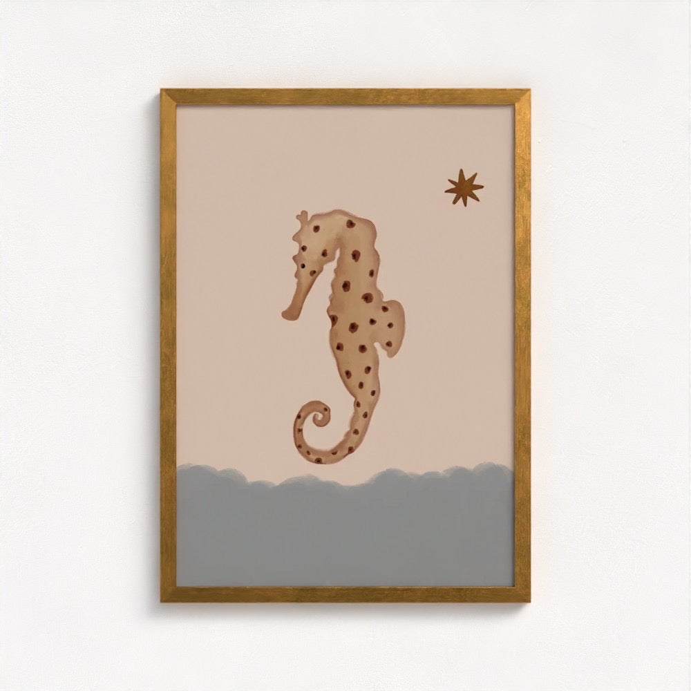 The Seahorse Art Print
