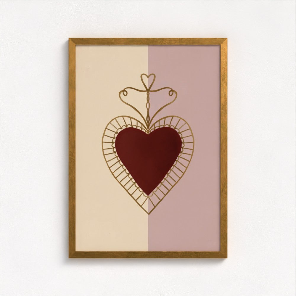Love Heart Art Print