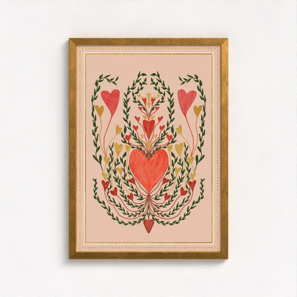 Love in Pink Art Print