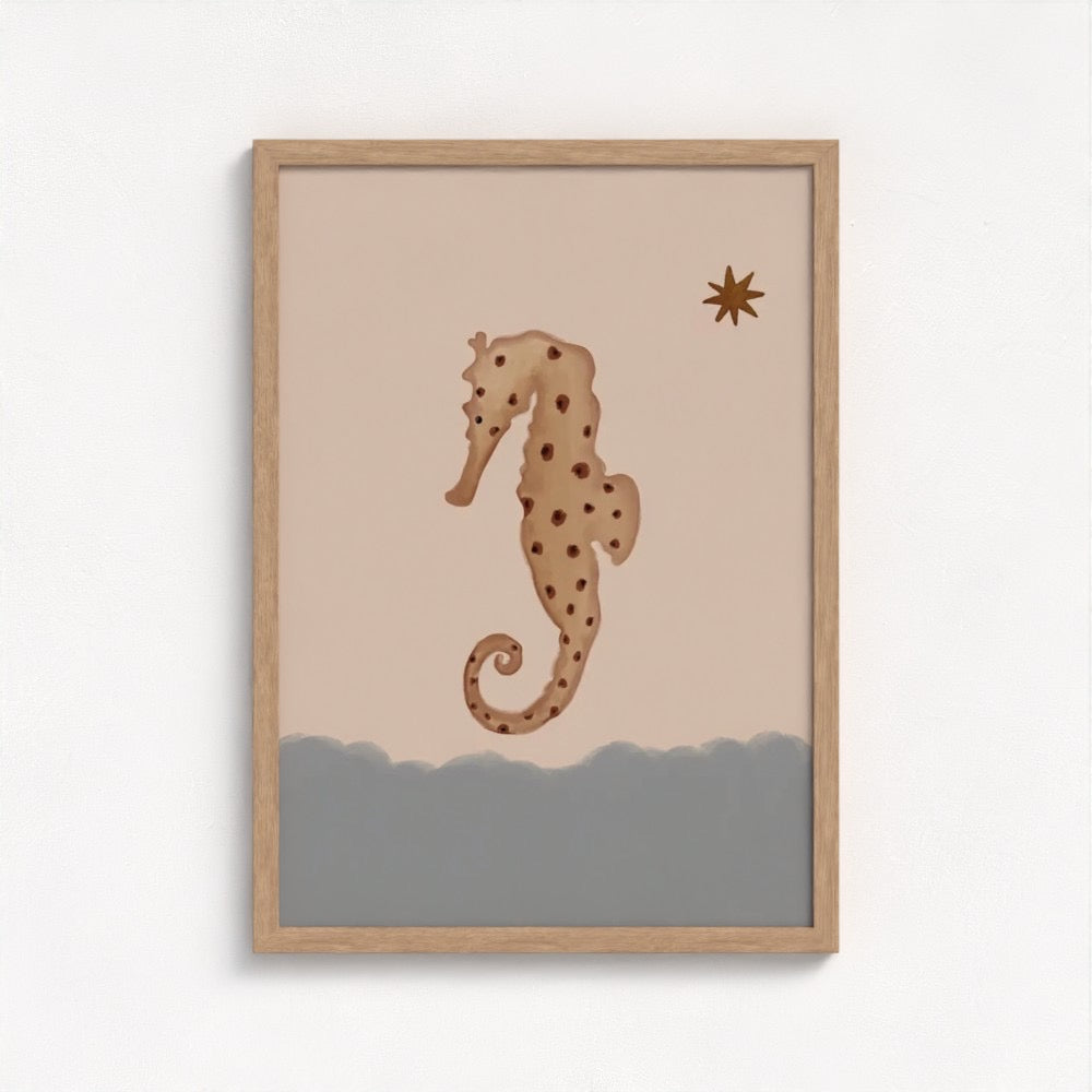 The Seahorse Art Print
