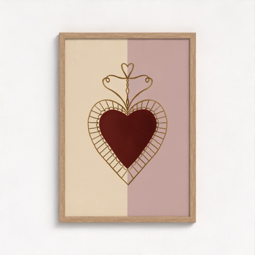 Love Heart Art Print