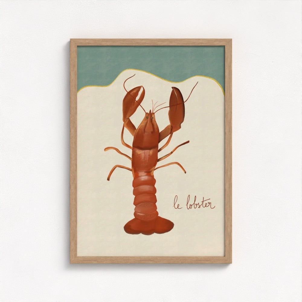 Le Lobster Art Print