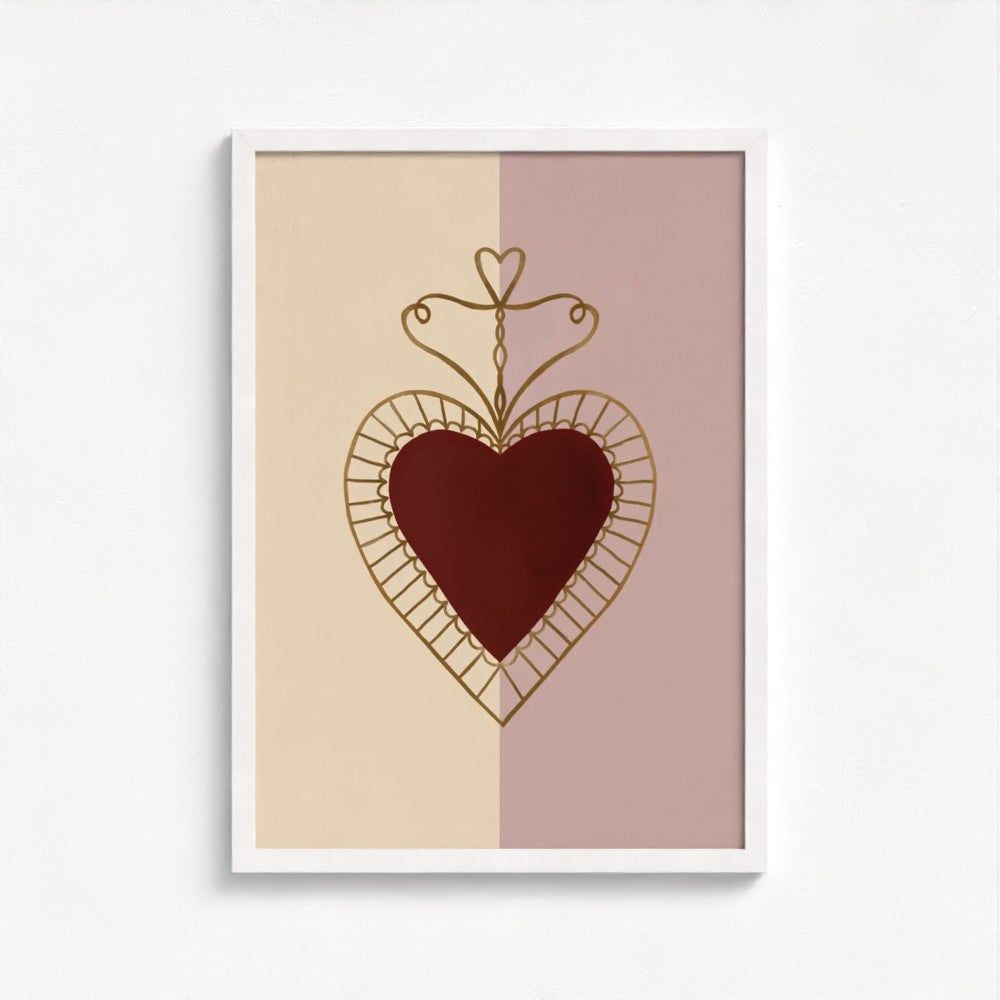 Love Heart Art Print
