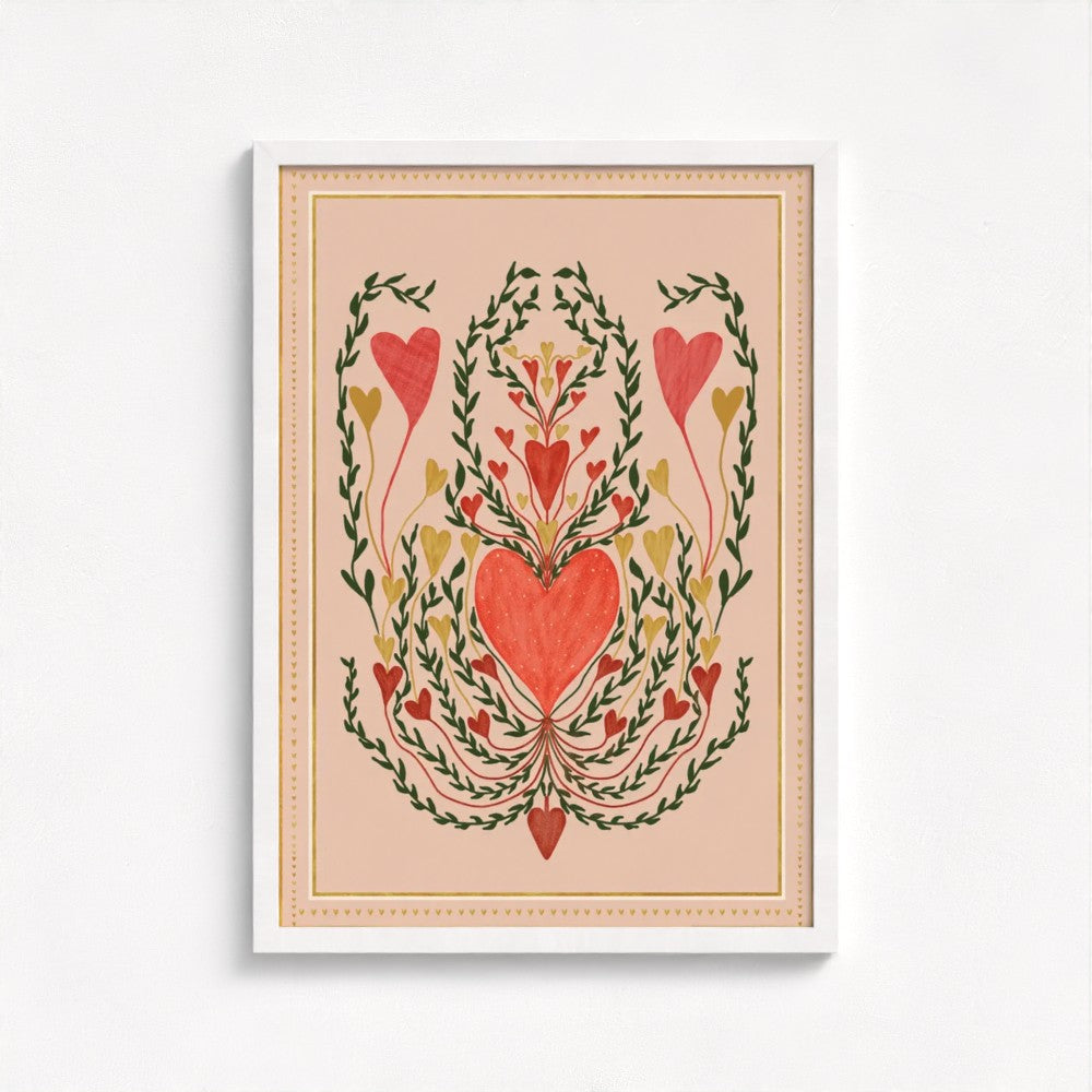Love in Pink Art Print