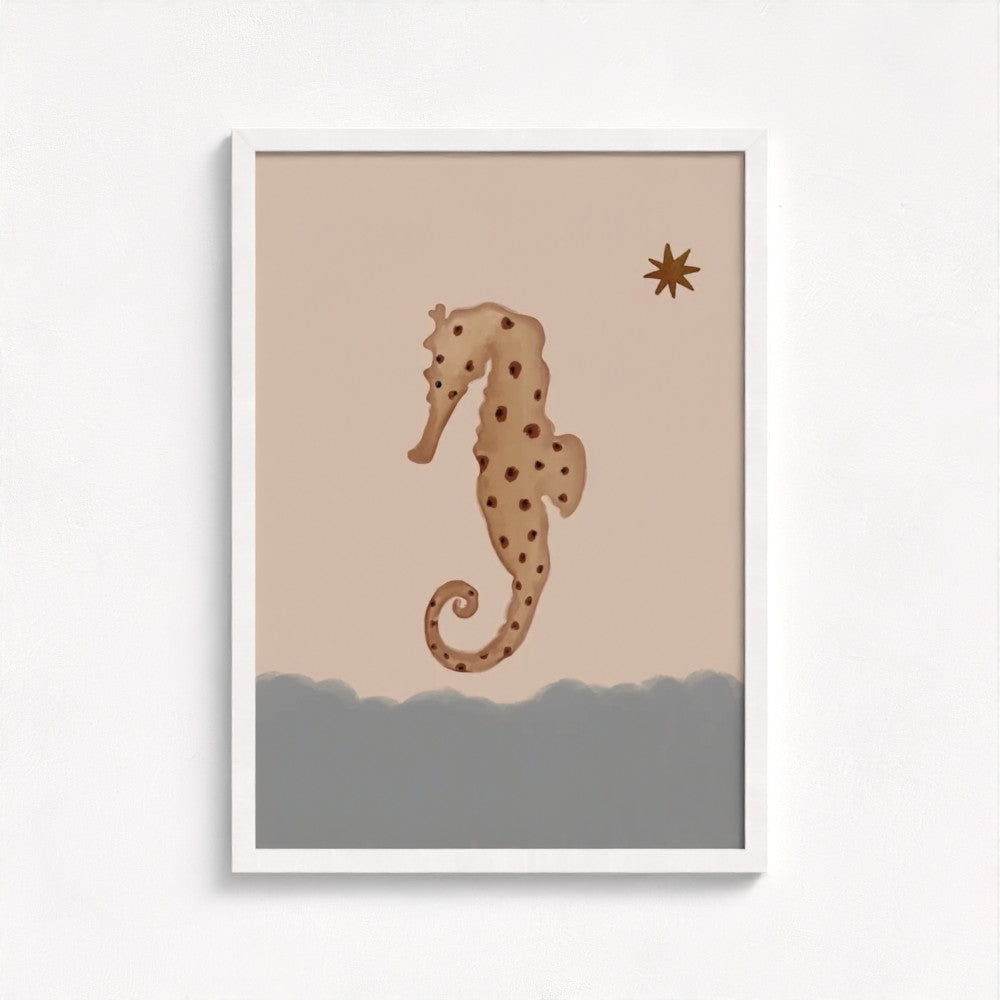 The Seahorse Art Print