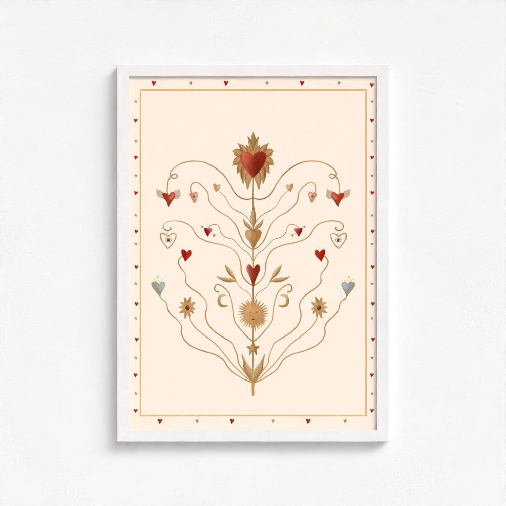 Tree of Love Art Print