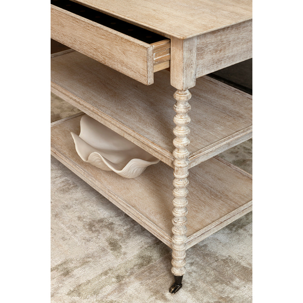 Tormarton Washed Acacia End Table