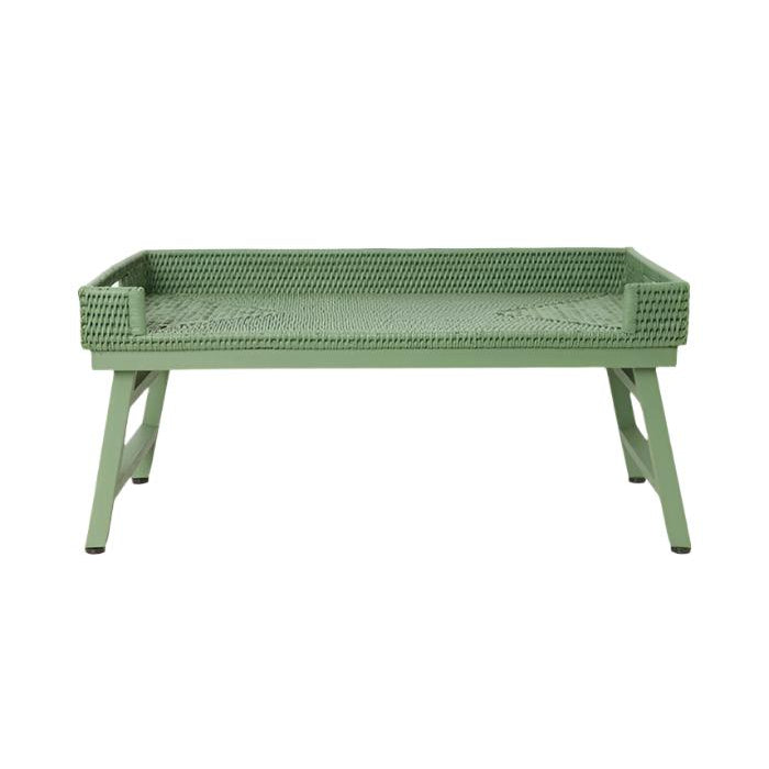 Rattan Breakfast Tray | Green