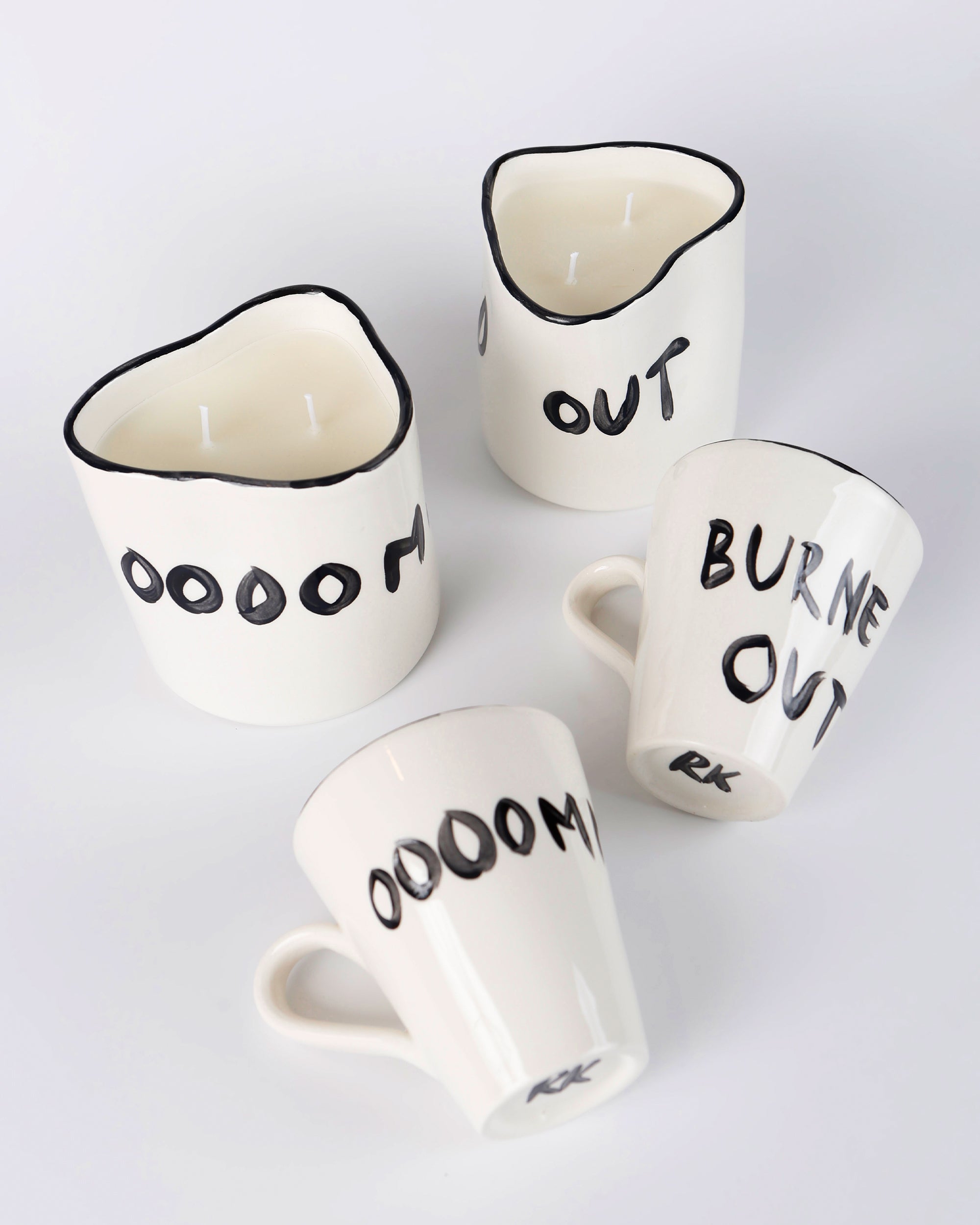 Burned out coffee cup