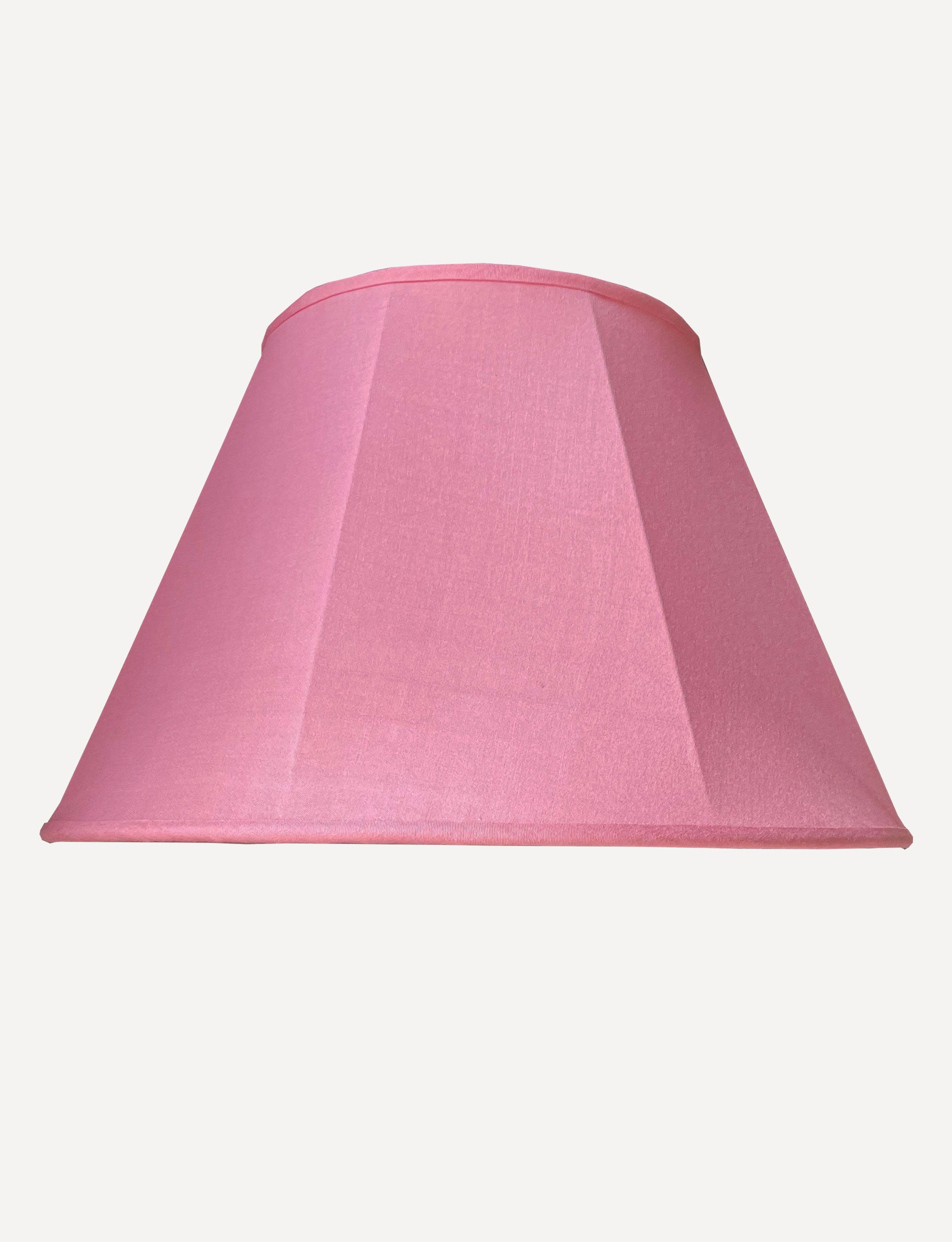 Octagon Silk Lampshade, Rose