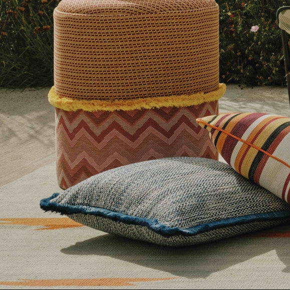 Lomi Chichi Azzurro Outdoor Cushion | Sample Sale