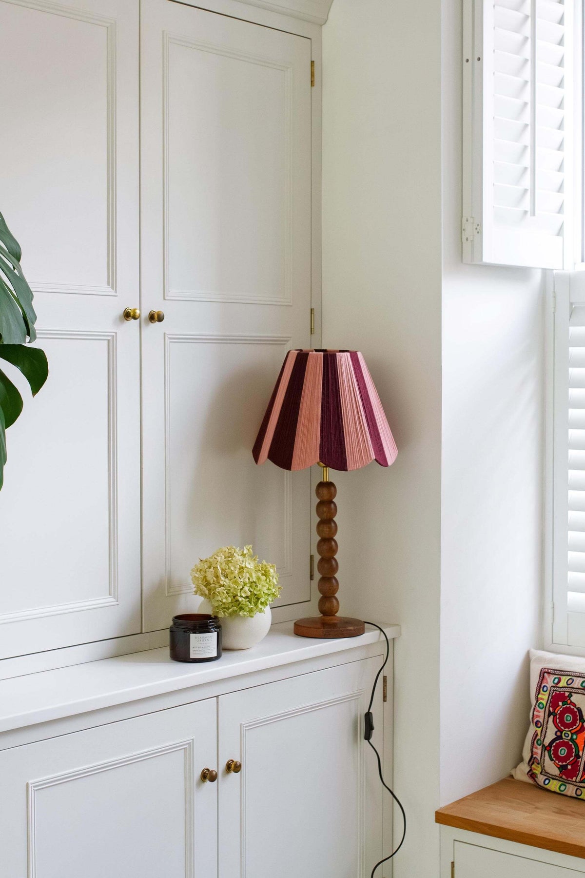 Mulberry & Peony Pink Scallop Yarn Lampshade