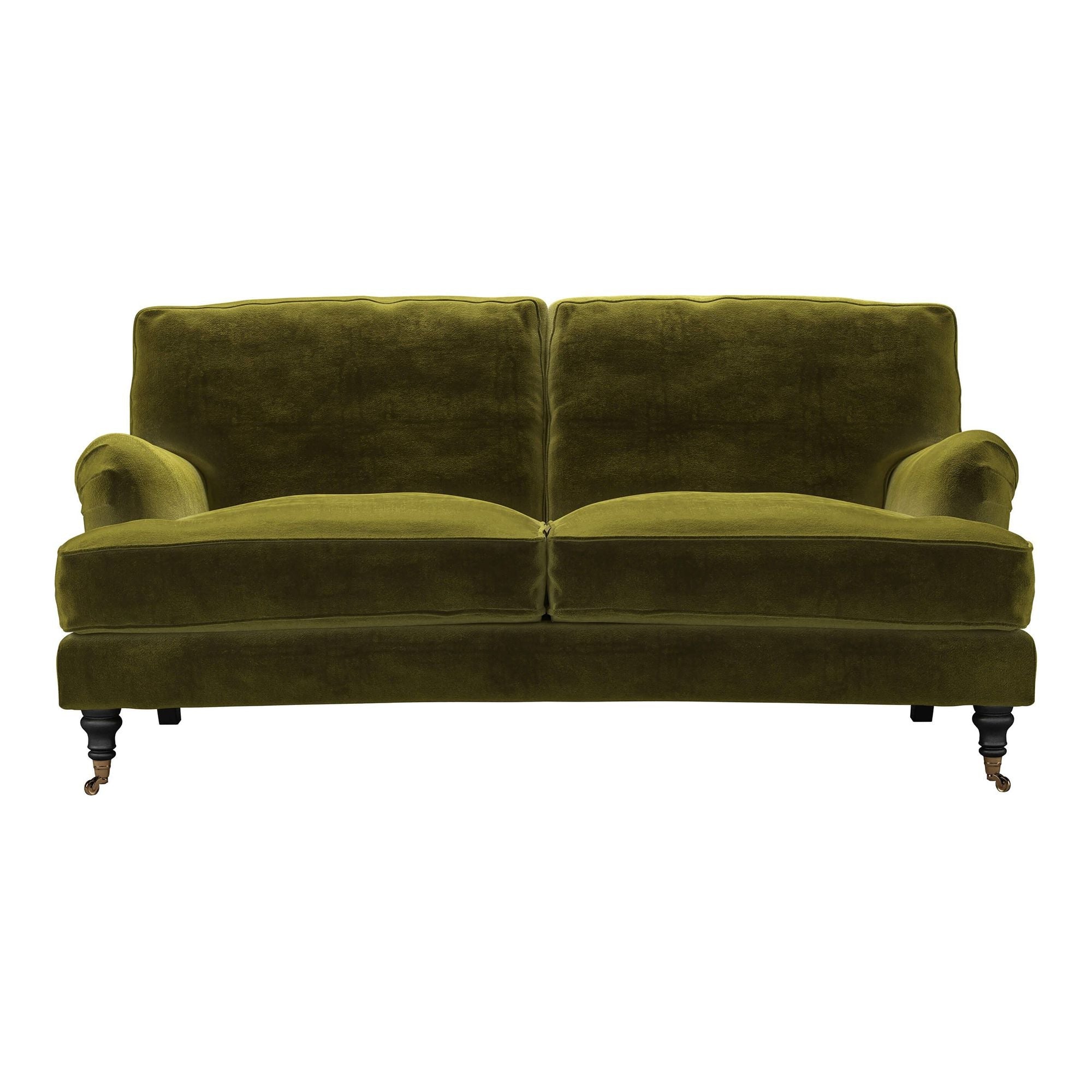 Bluebell Cotton Matt Velvet Sofa - 2.5 Seater
