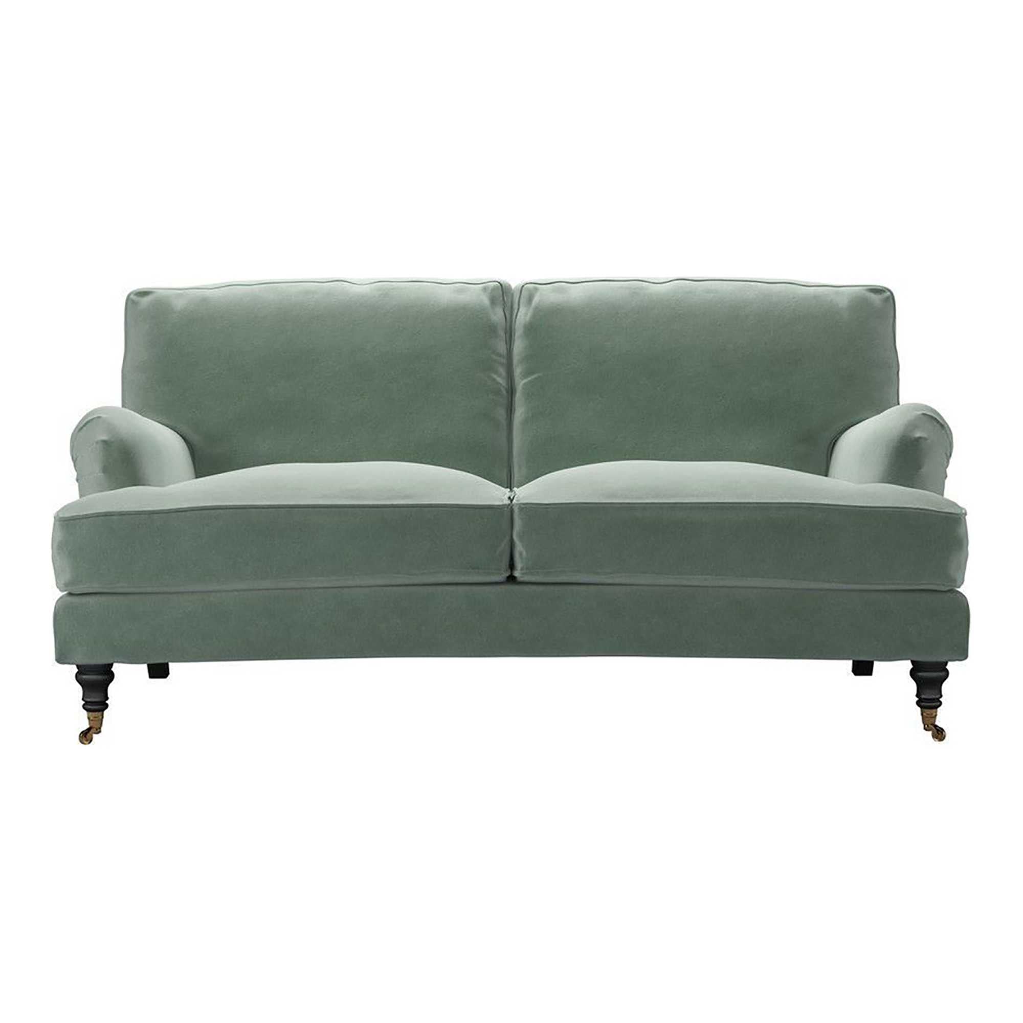 Smart velvet store sofa