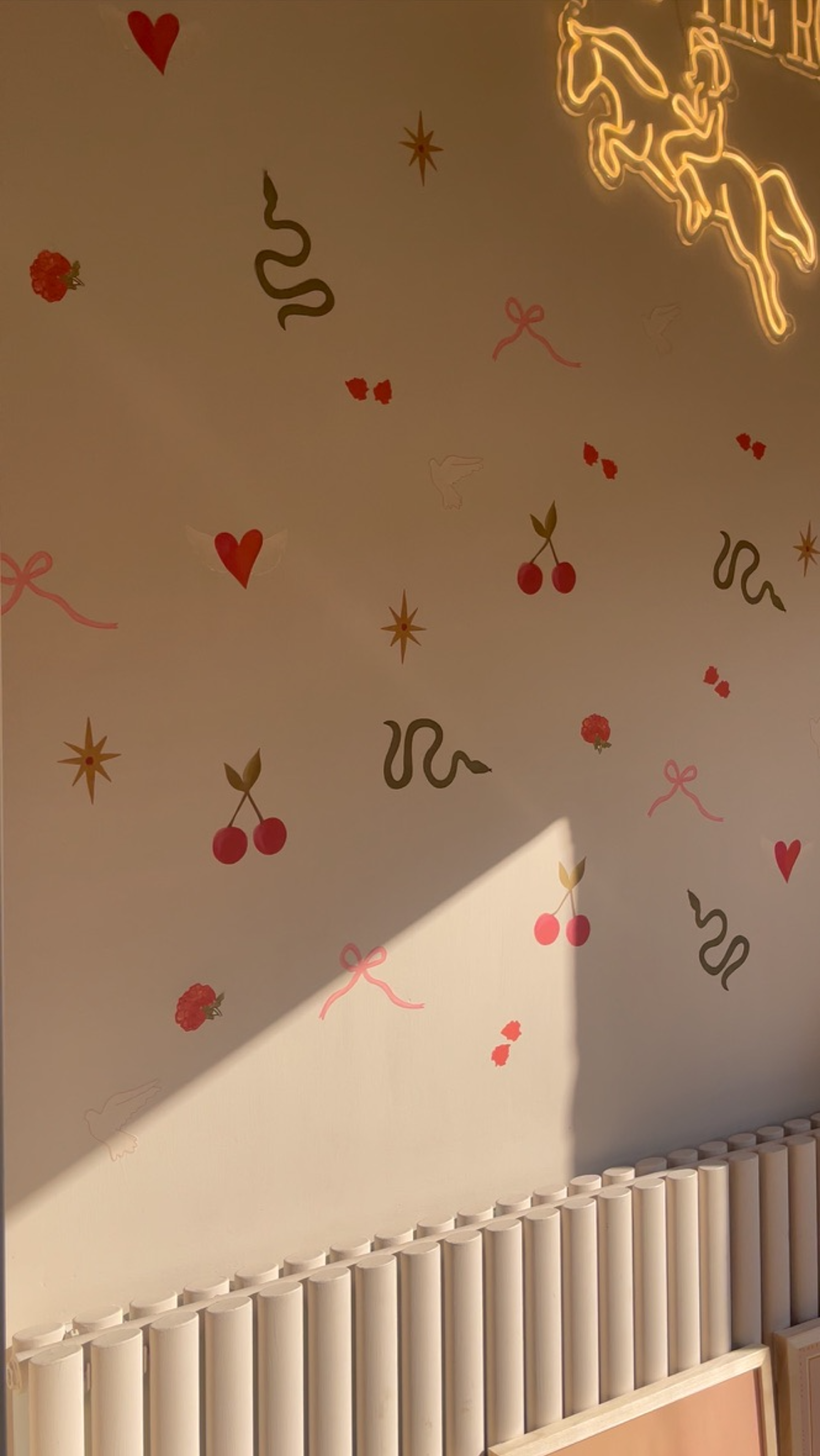 Fabric Wall Stickers - "Sweet like Cherries"