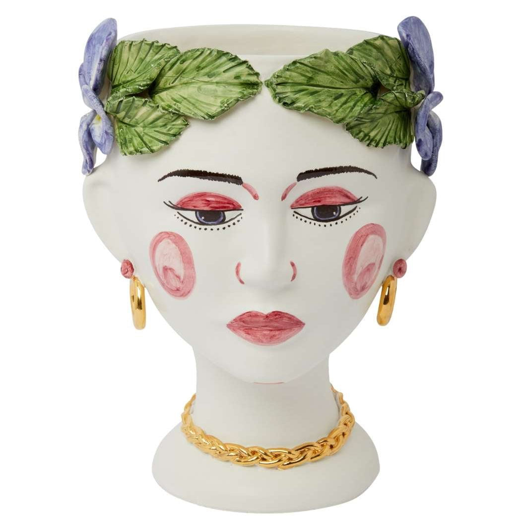 Testa Di Moro Flora Vase | White