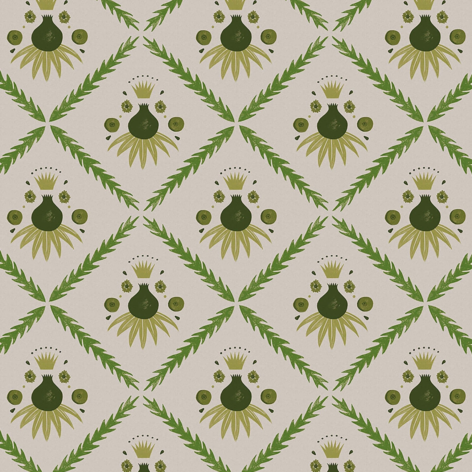 Pome Wallpaper Sample, Moss