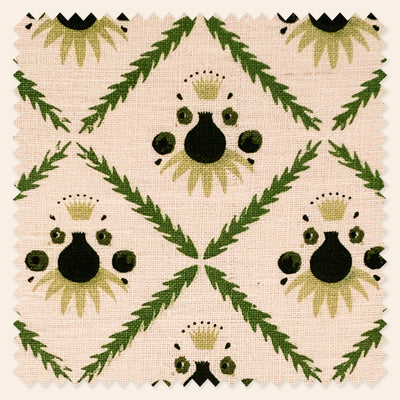 Pome Linen, Moss, Sample