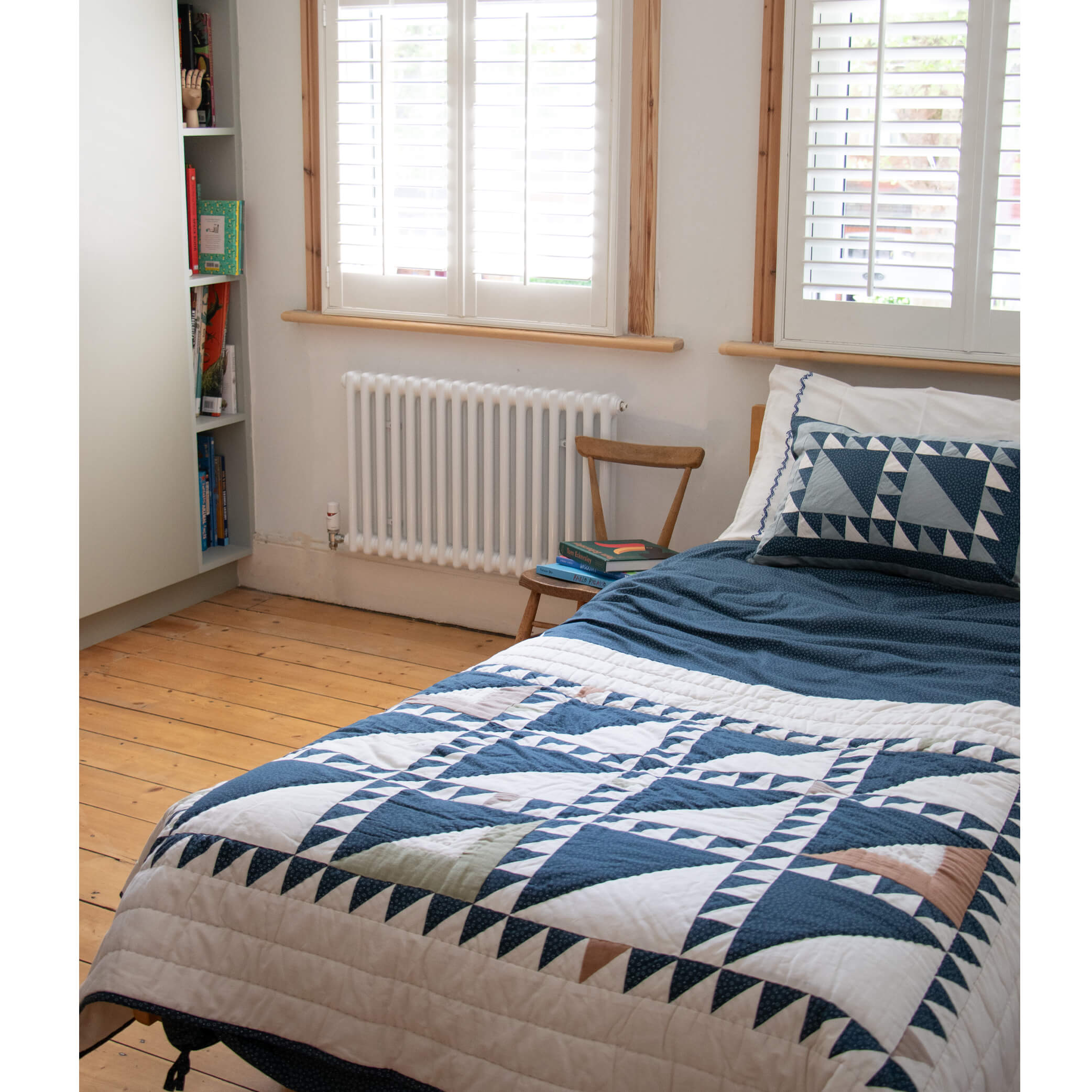 Junior Indigo Patchwork Quilt