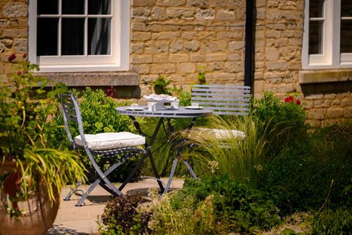 Darsham Bistro Table & 2 Chairs Type B Etched