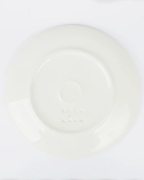 Blue corals & bubbles plate