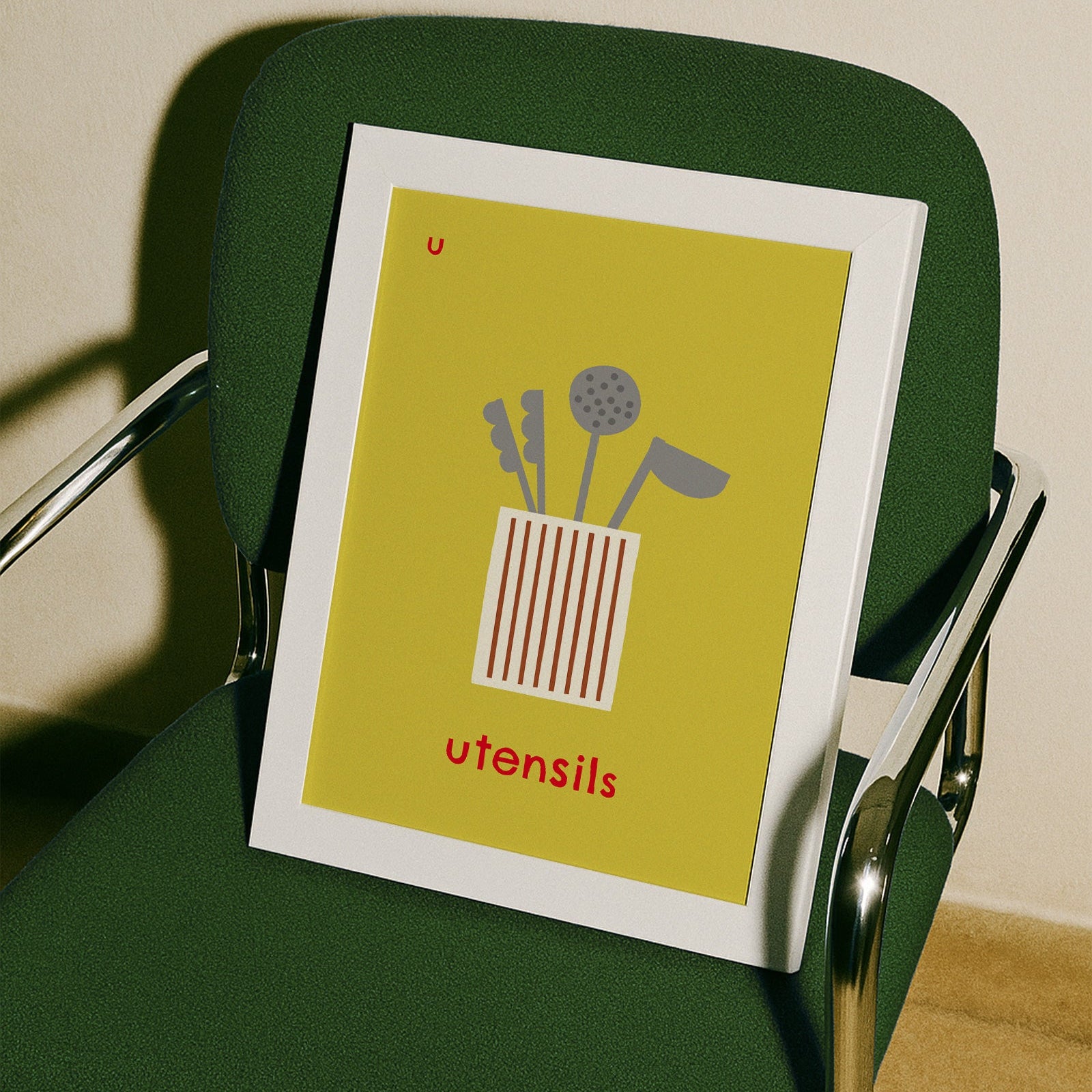 U for Utensils | Giclée Fine Art Print