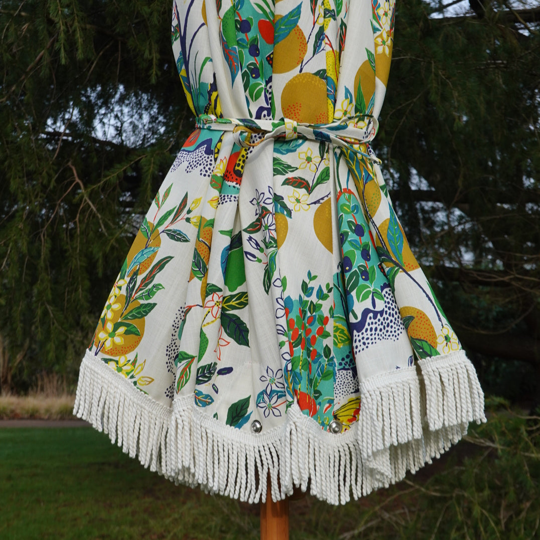 Josef Frank Citrus Garden Fringed Parasol