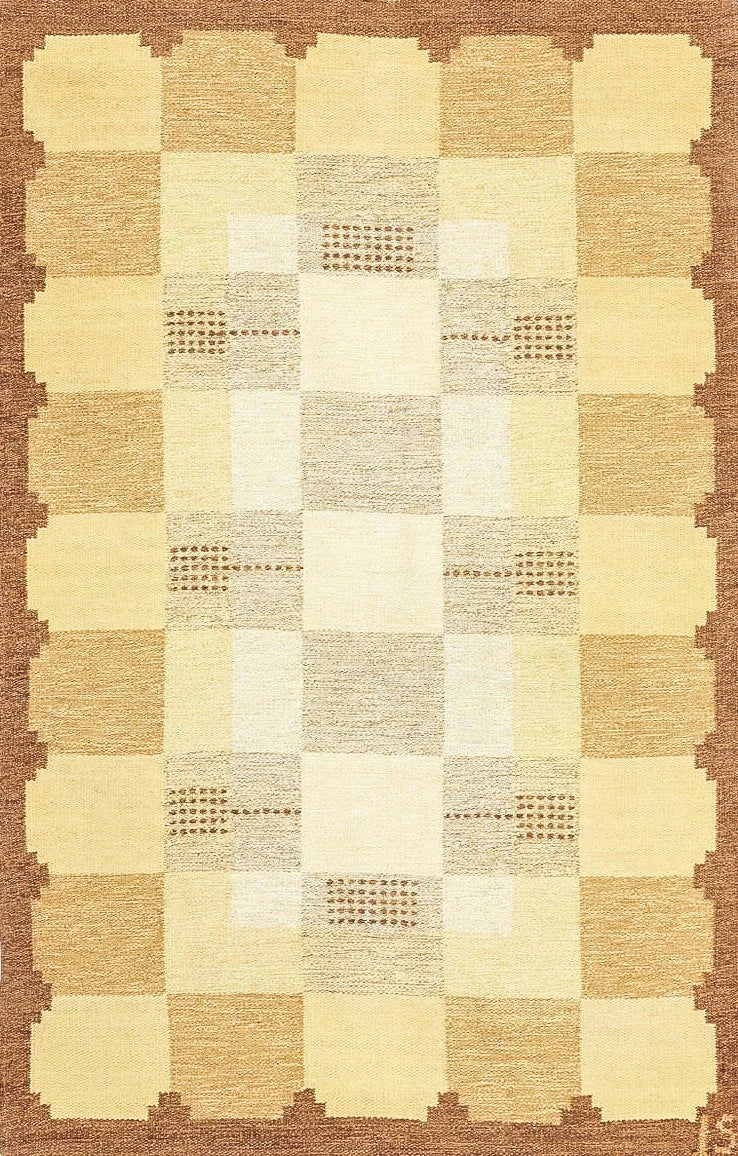 1950's Swedish flatweave by Ingegerd Silow