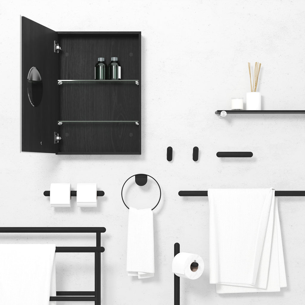 Cabinet 600 Slimfit Magnifier Dark Oak