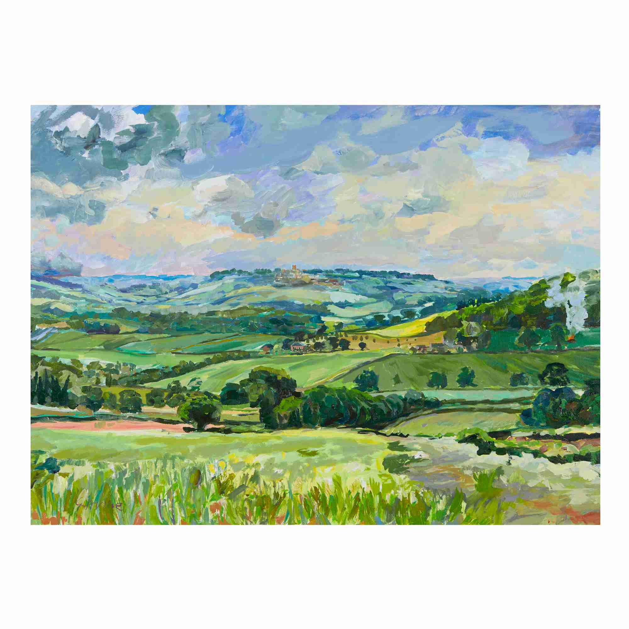 Towards Stow on the Wold' Fine Art Print