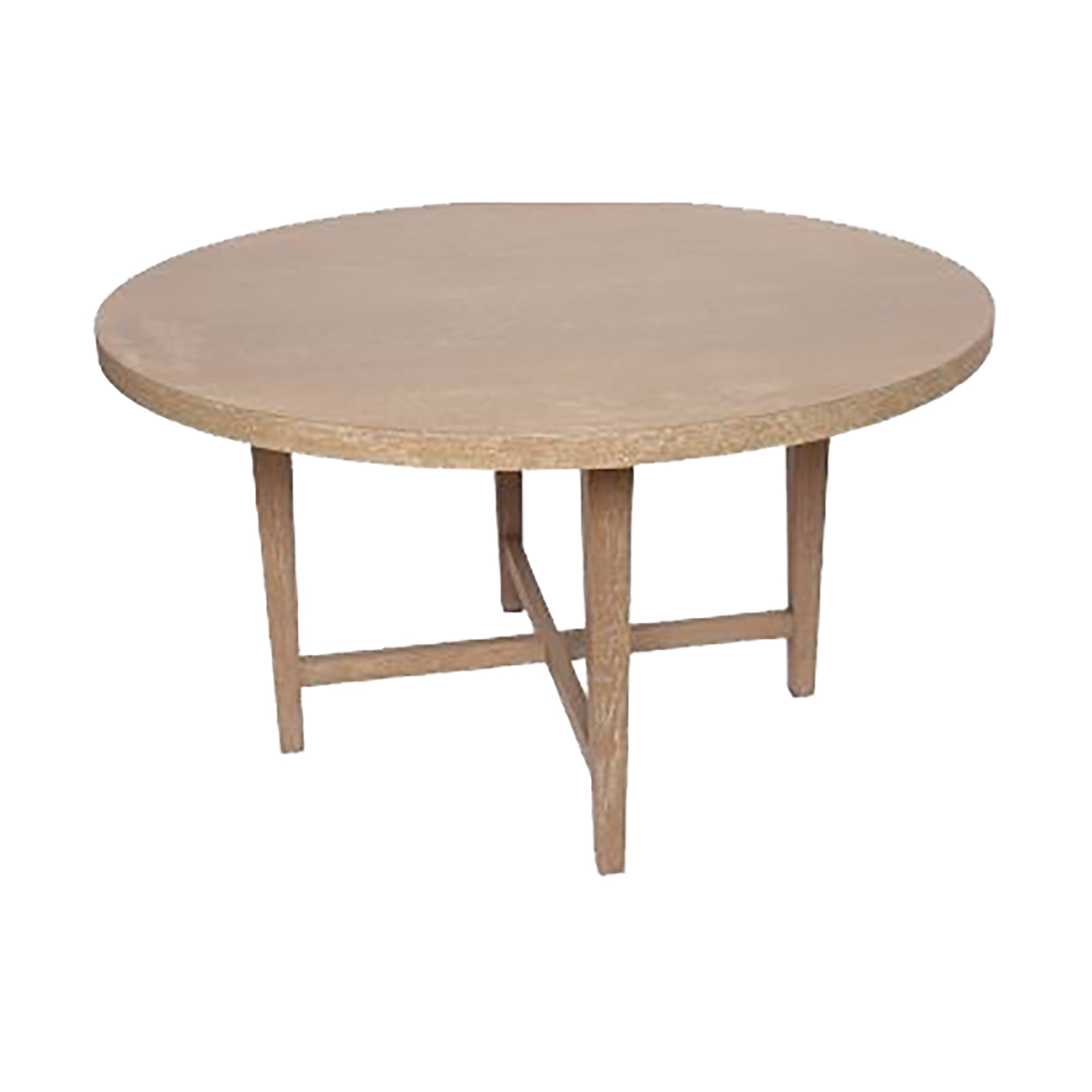 Natural Oak Round Dining Table
