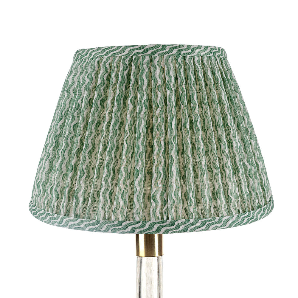 Popple Green Linen Lampshade