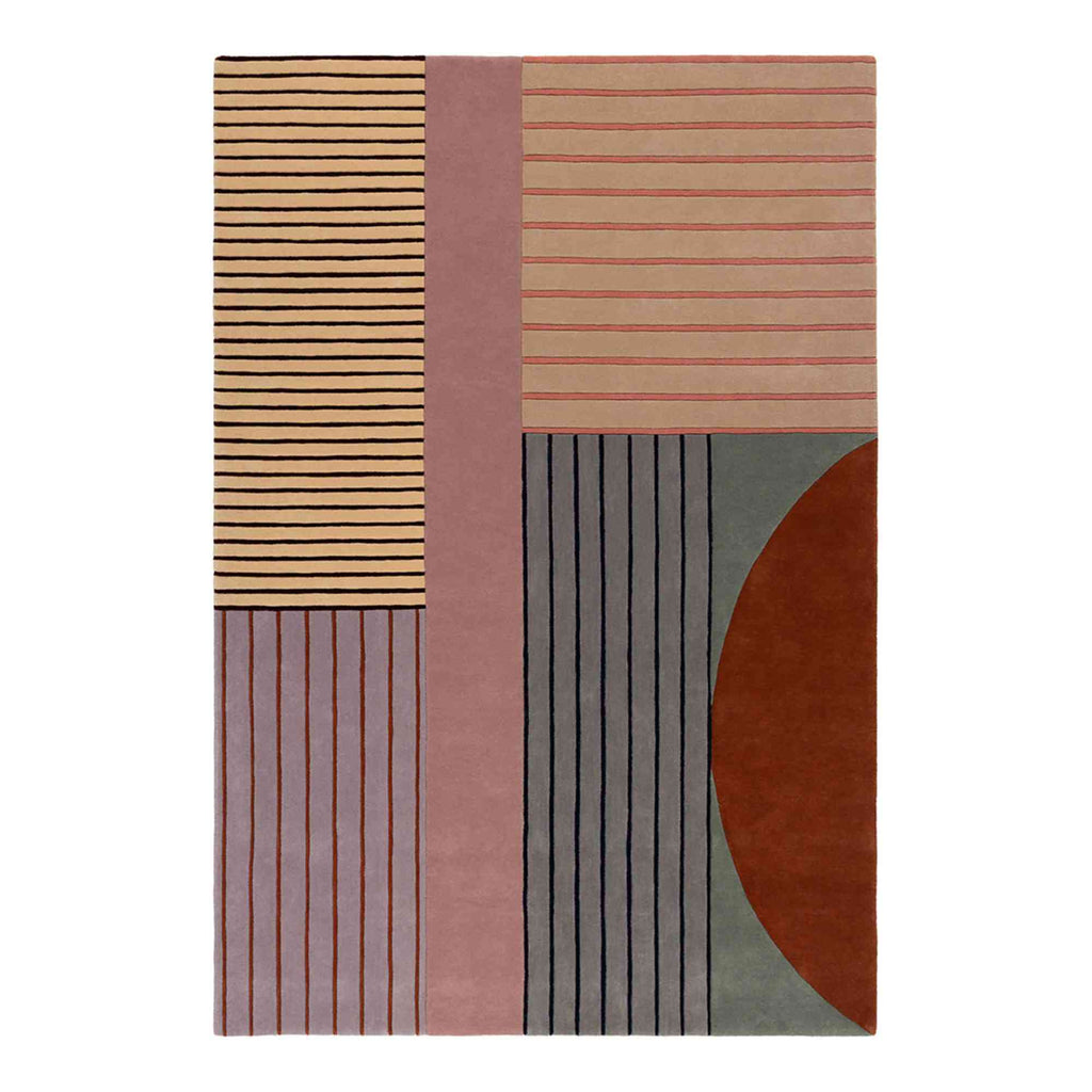 Rigg & Furrow 02 Flatweave Wool Rug Designed Gill Thorpe