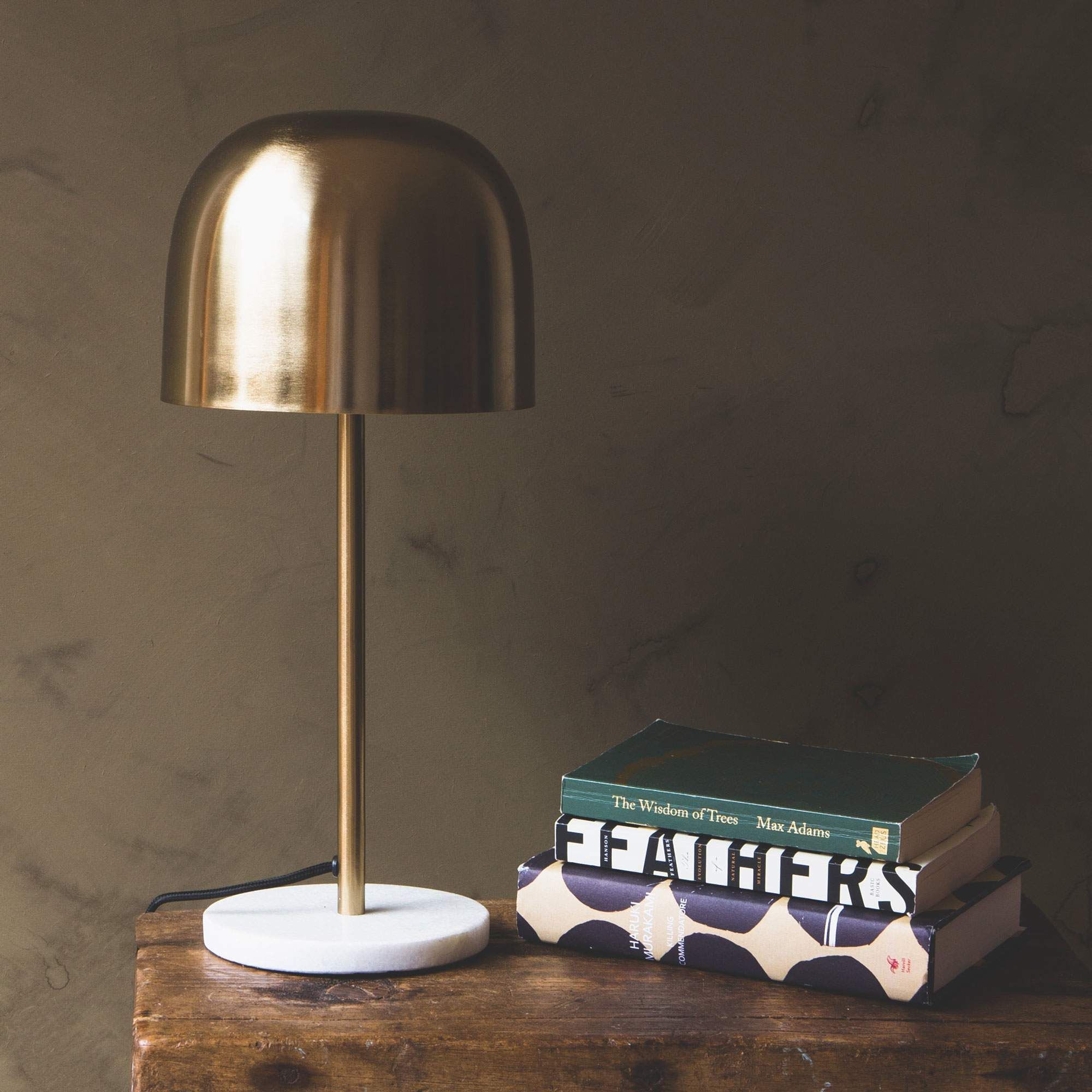 Tall Antique Brass Table Lamp With Brass Shade By Kalalou, 44% OFF