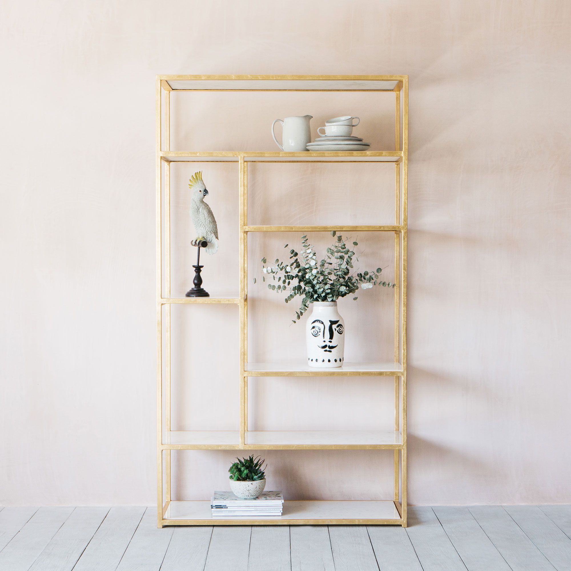 Diego Marble Shelving Unit